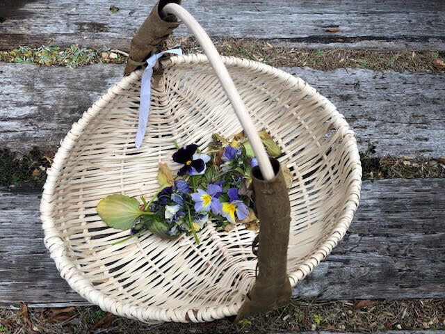 花摘みバスケット　flower picking basket